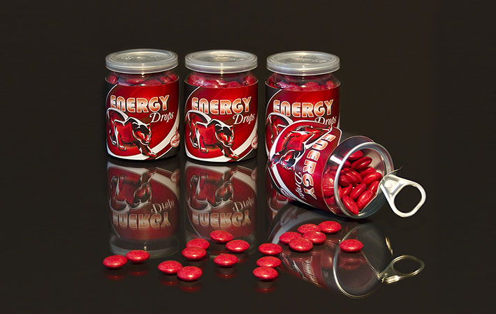 Produktfotografie Energy Drops